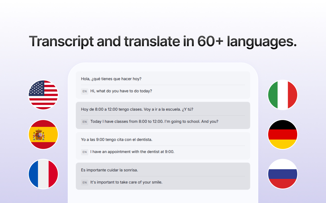 Interpreter - 实时转录与翻译 - 截图 2