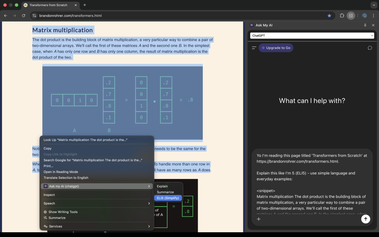 AI Anywhere (Multi-AI Sidebar for Claude, ChatGPT and more) - 截图 2
