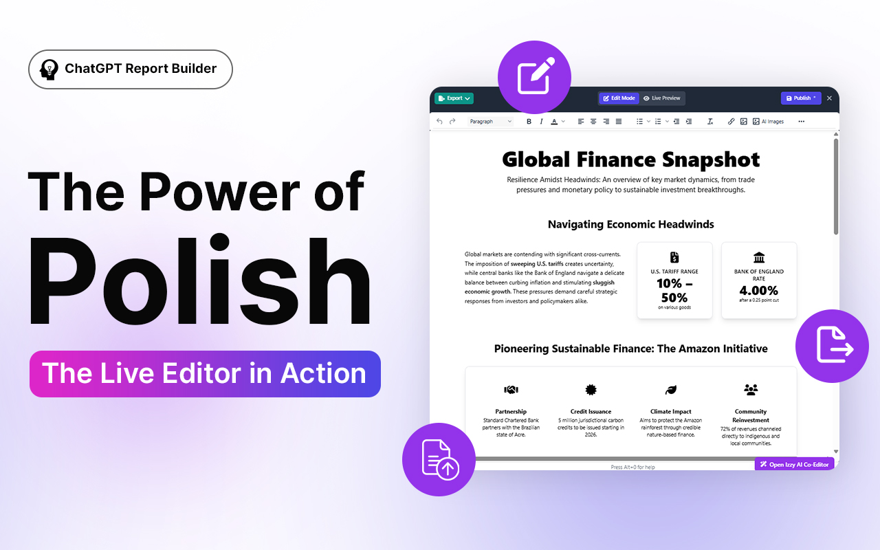 ChatGPT Report Builder - 截图 1