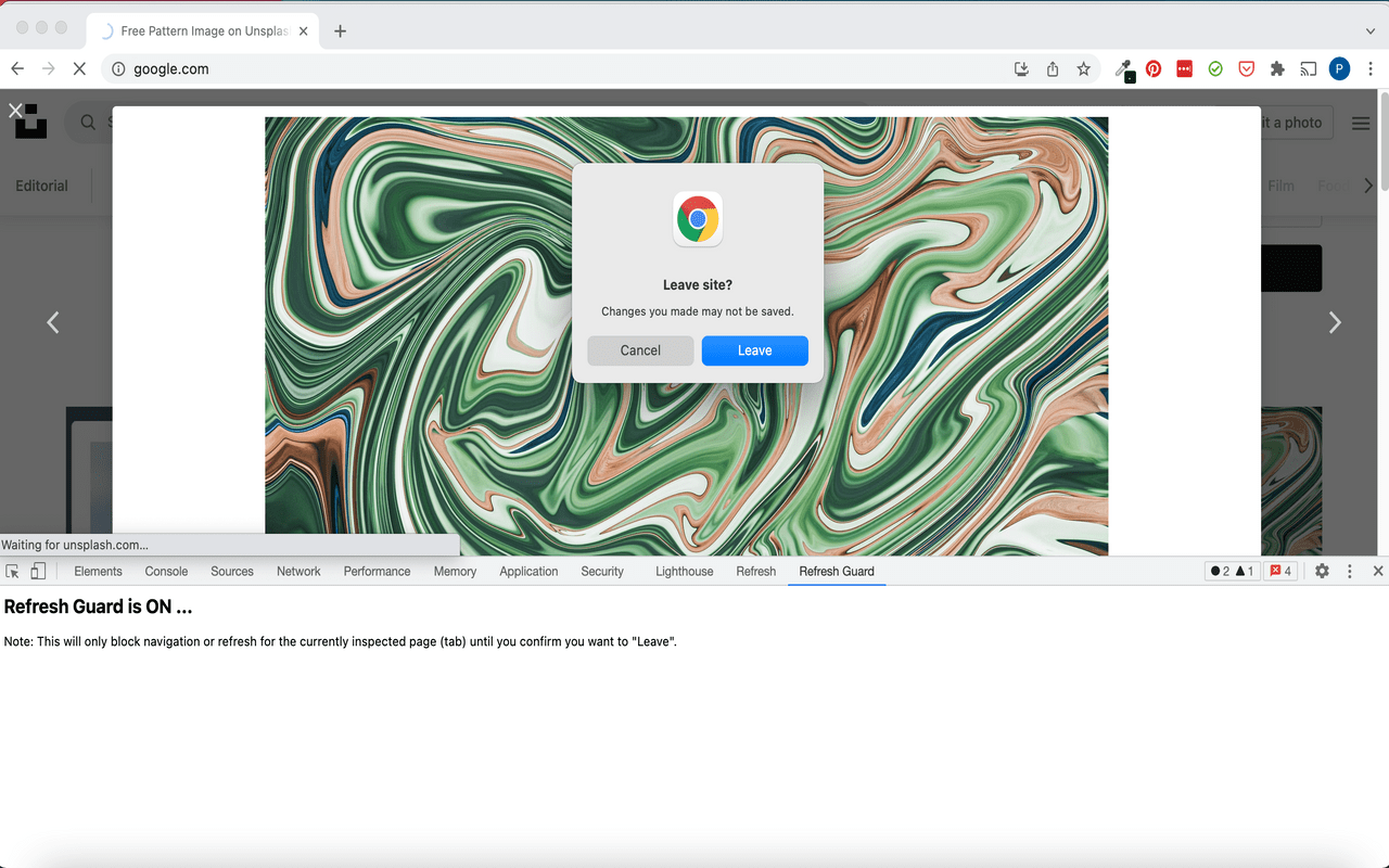 Chrome Refresh Guard - 截图 1