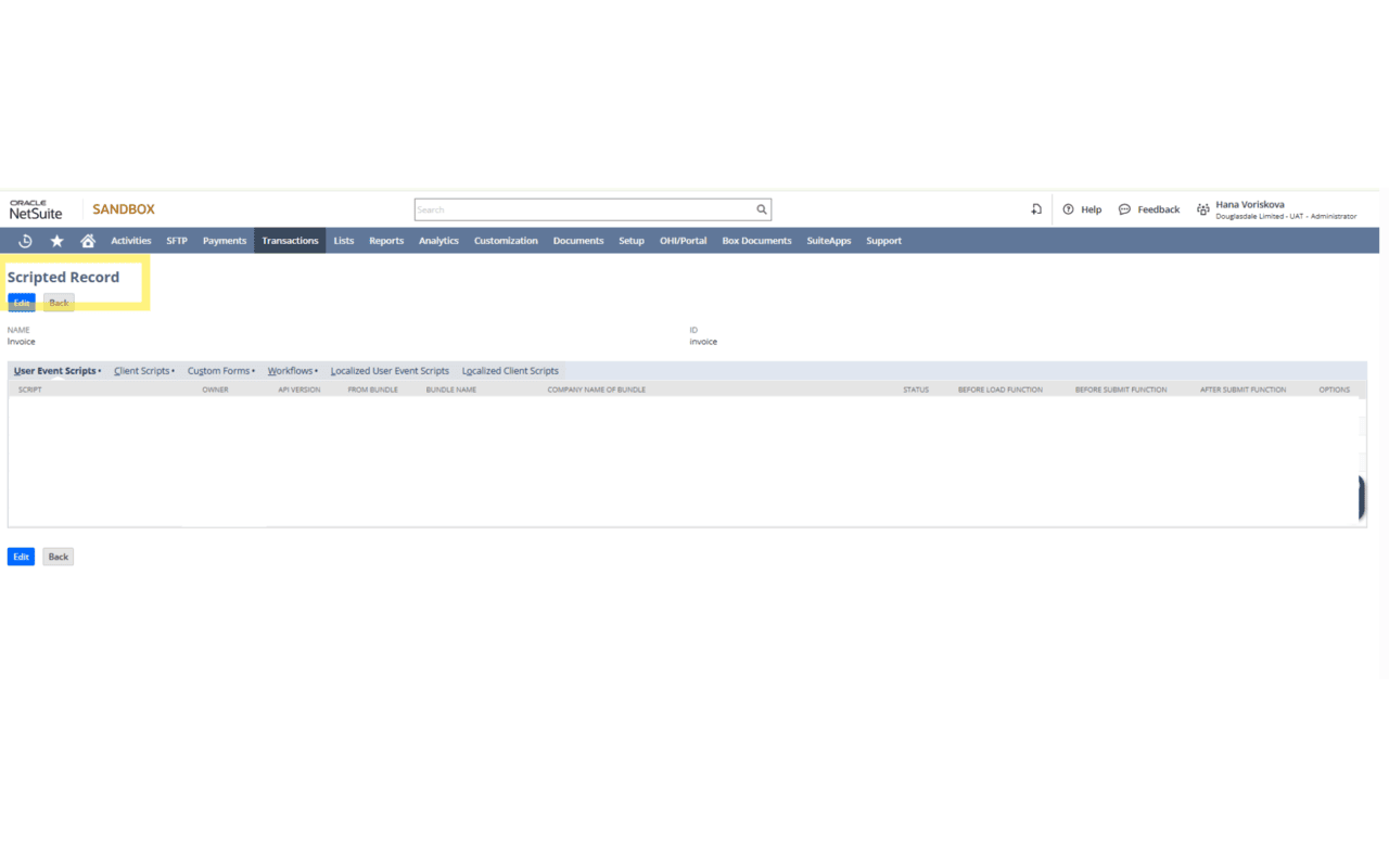 NetSuite Deployed Scripts Extension - 截图 2
