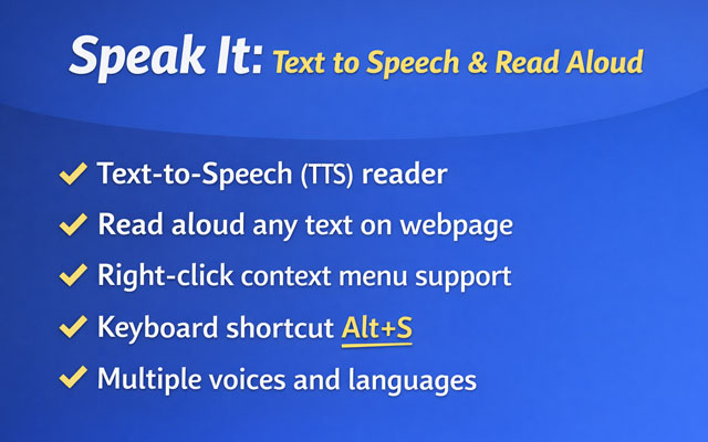 Speak It: Text to Speech & Read Aloud - 截图 2