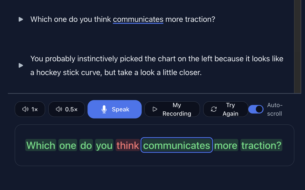 Speak Practice Loop – 语言练习 - 截图 1