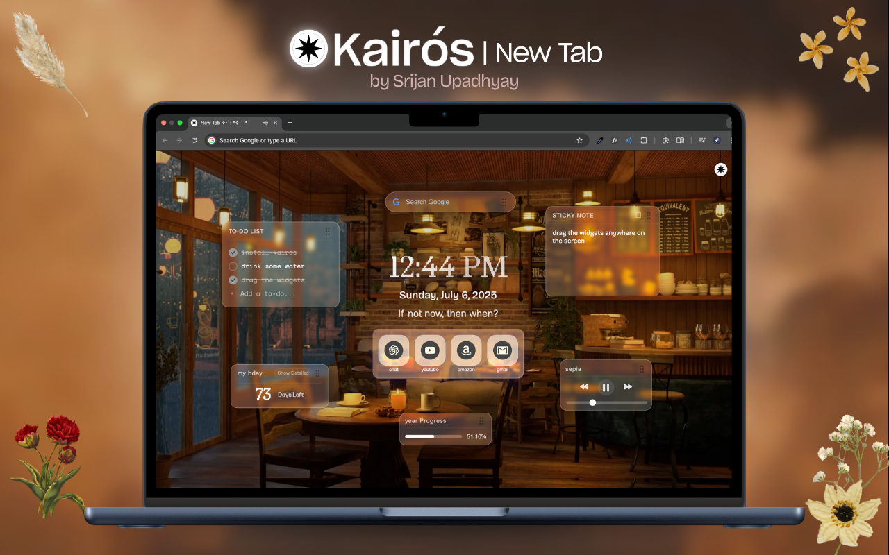 Kairós | New Tab - 截图 2