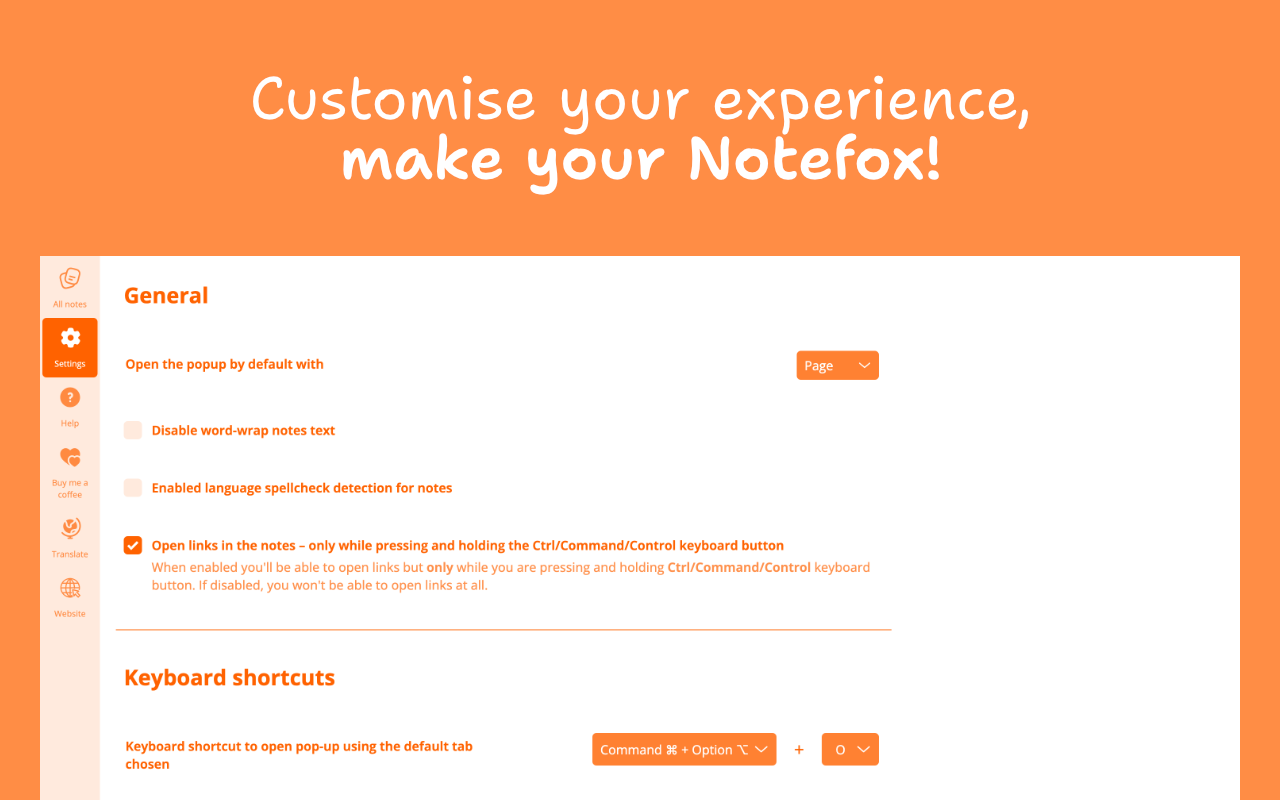 Notefox: Websites notes - 截图 1