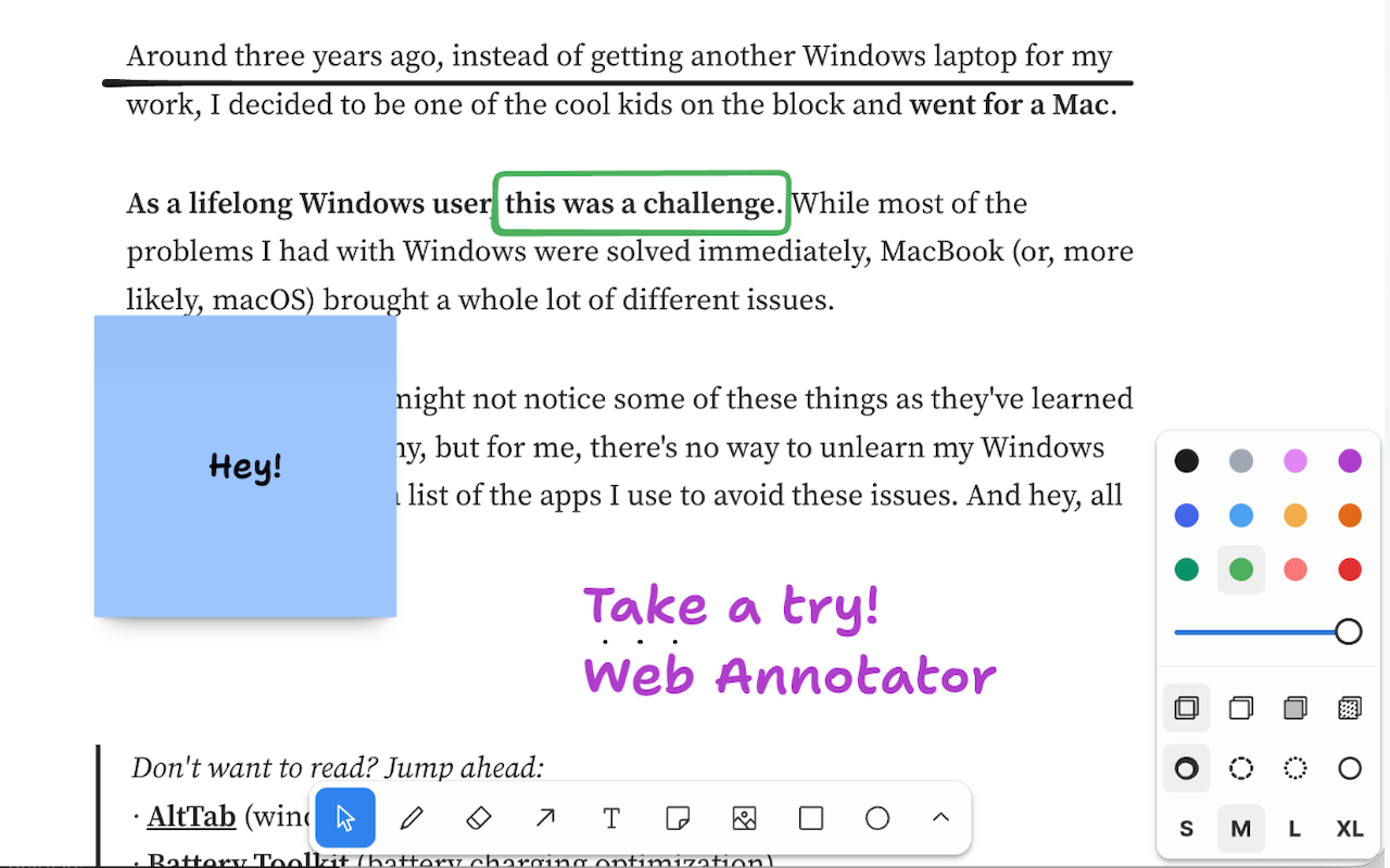 Web Annotator - 网页高亮笔记 - 截图 5
