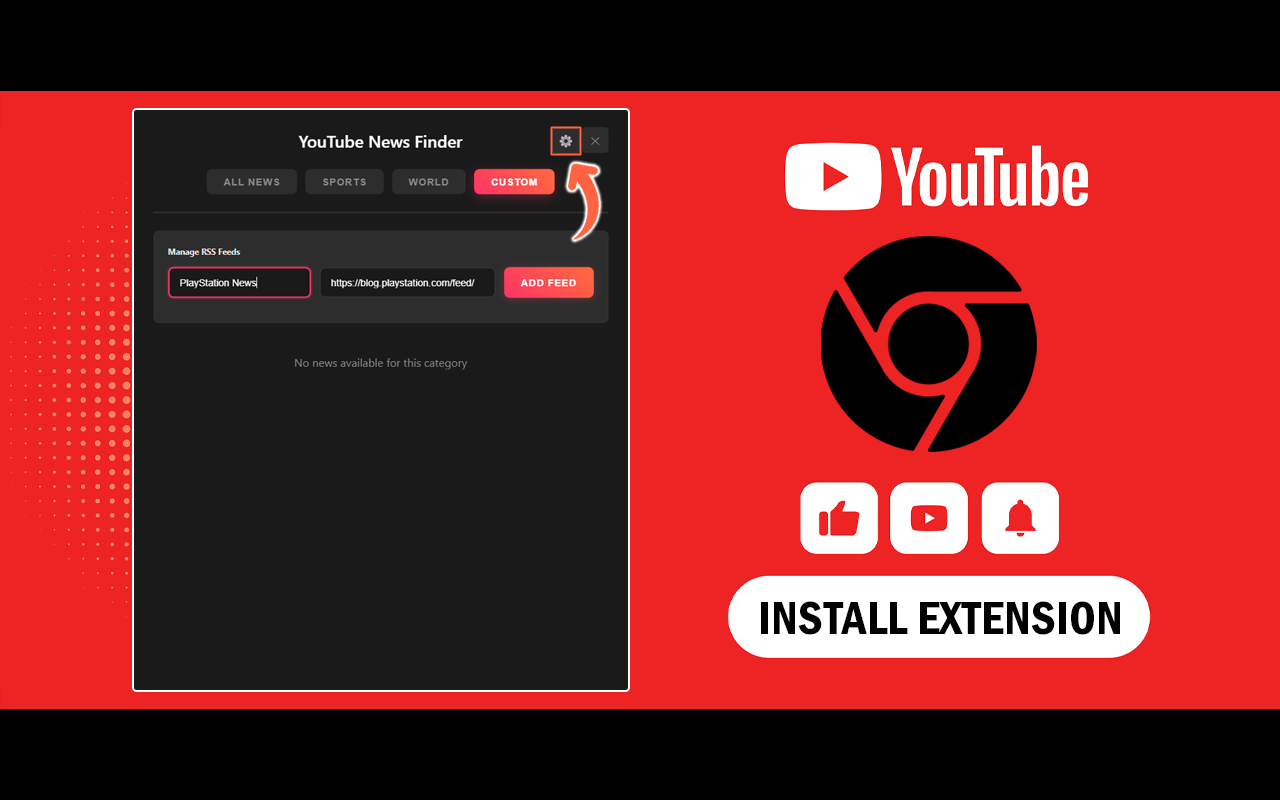YouTube News Finder - 截图 1