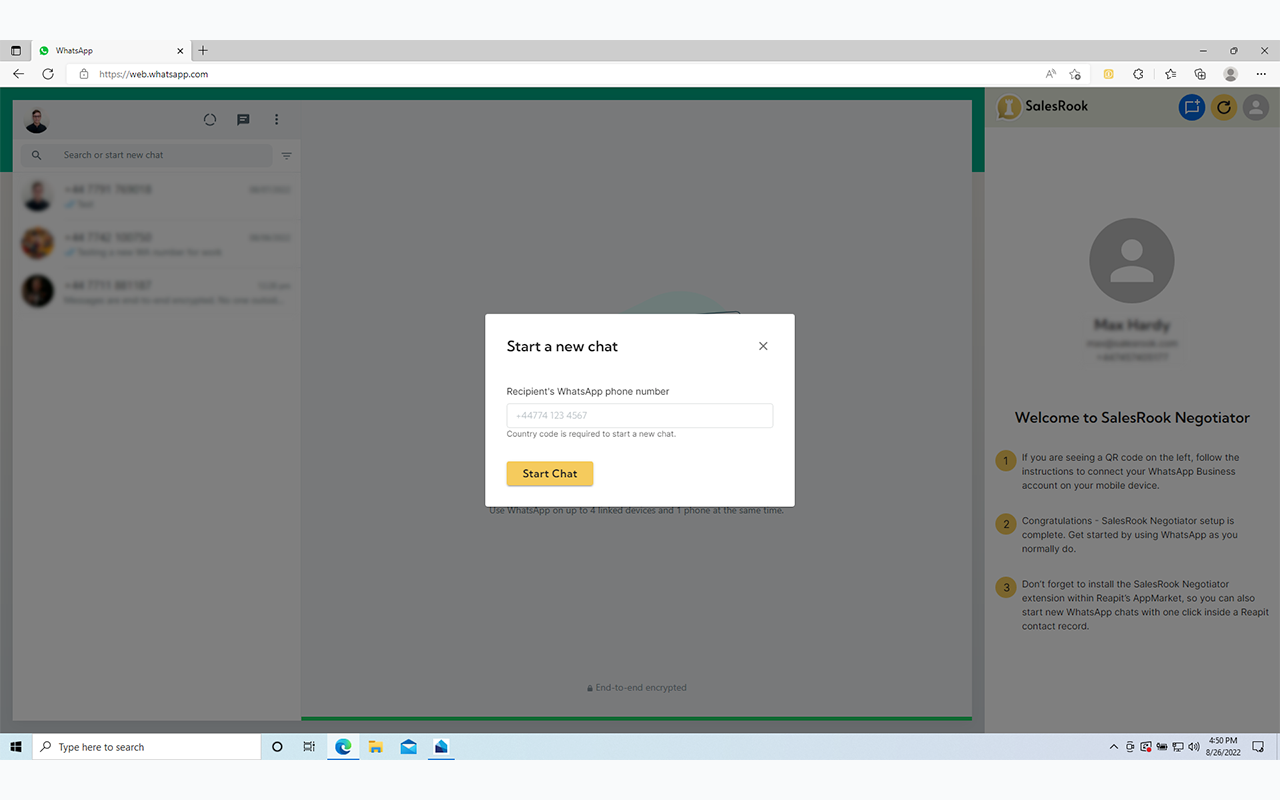SalesRook for WhatsApp and Reapit - 截图 5