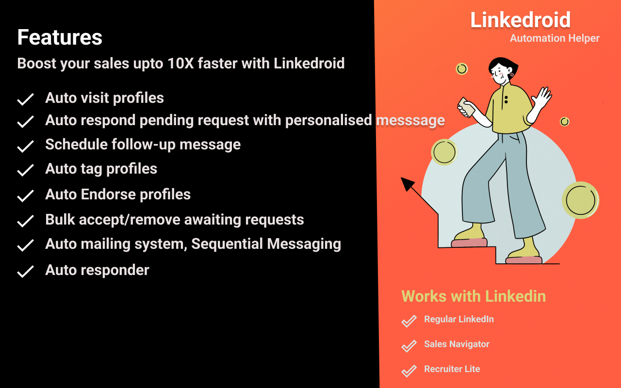Linkedroid - The LinkedIn™ Helper - 截图 3