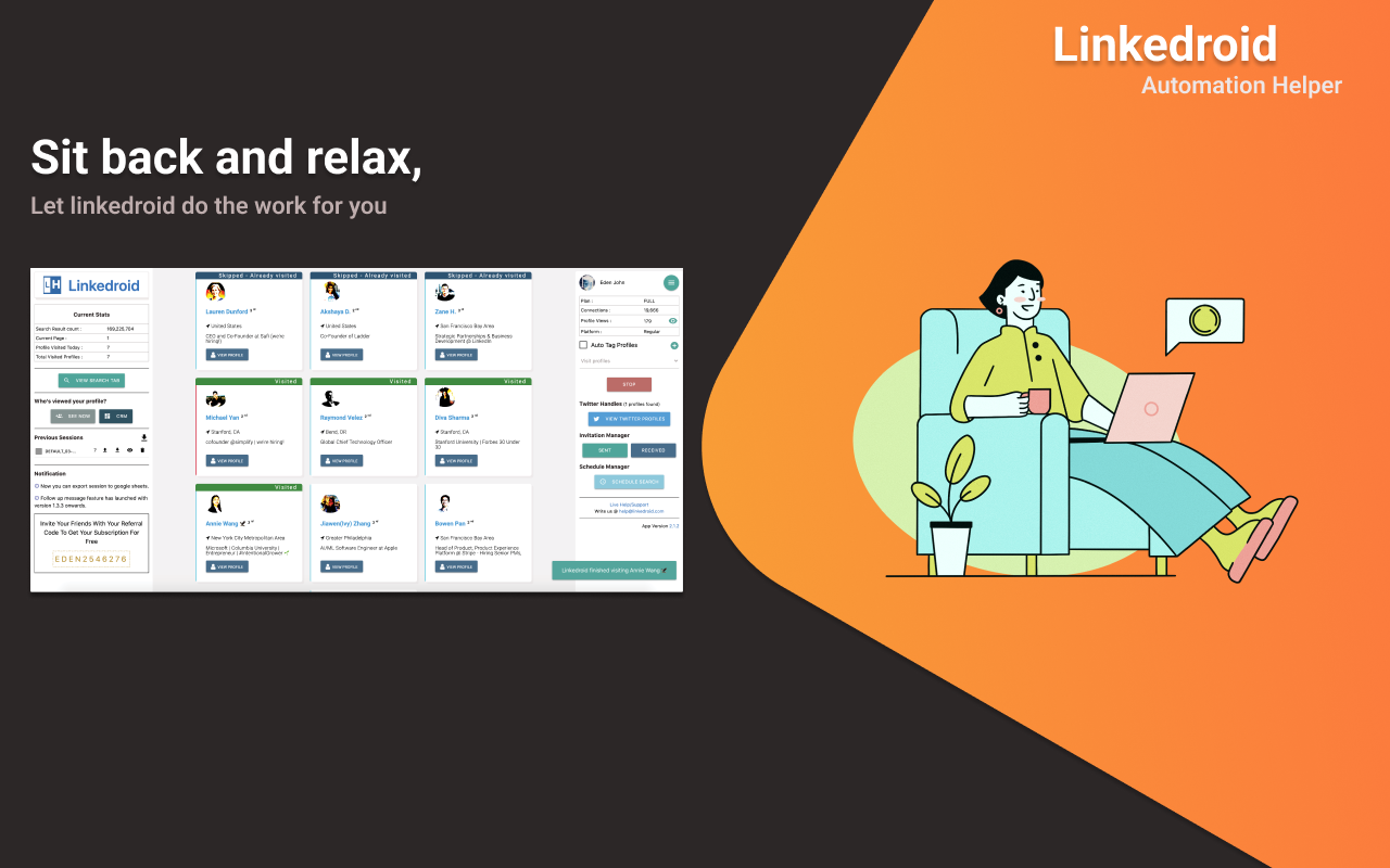 Linkedroid - The LinkedIn™ Helper - 截图 4