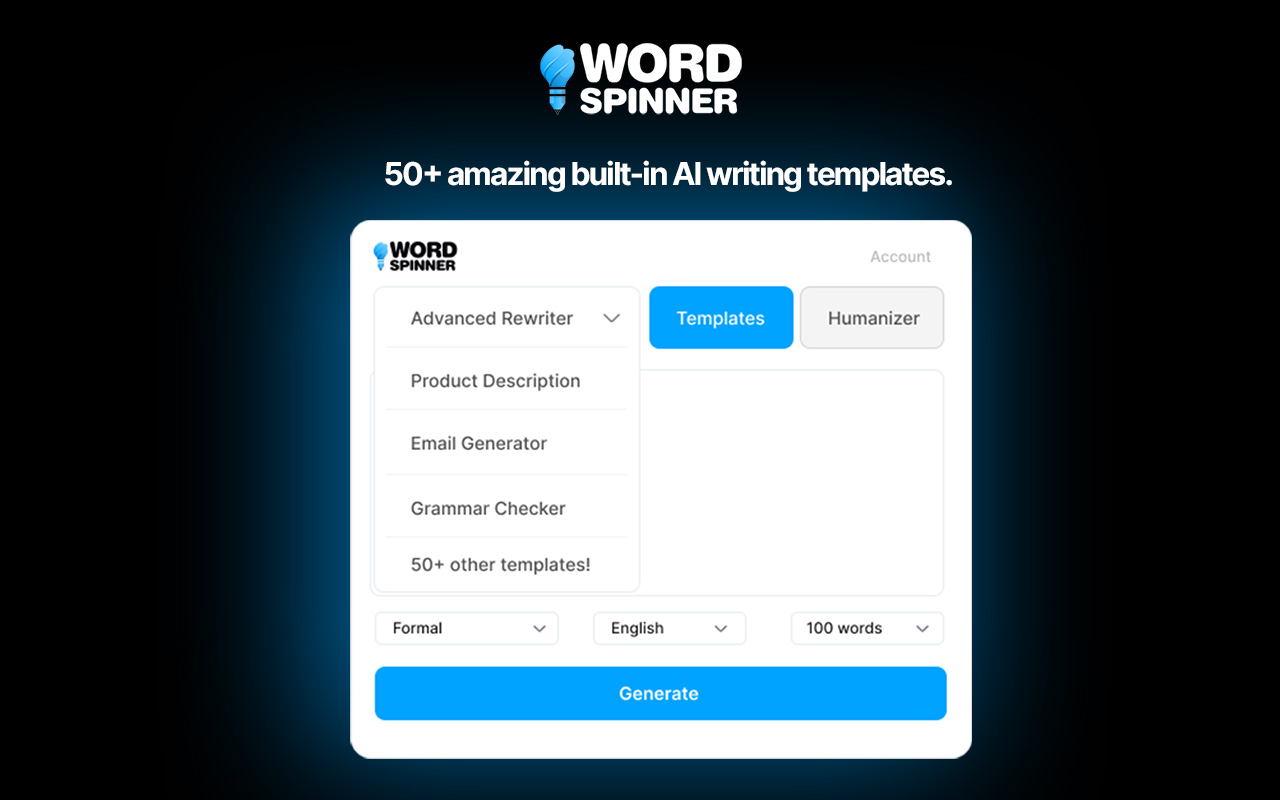 Word Spinner Extension - 截图 3