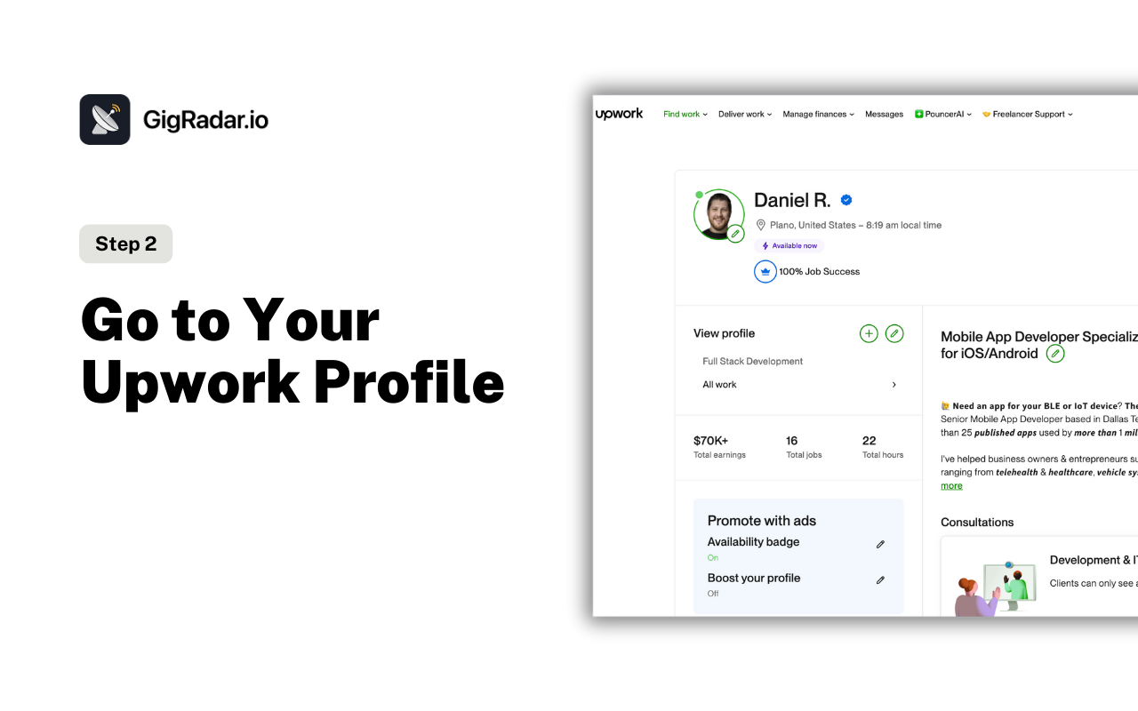 Profile Optimizer for Upwork by GigRadar - 截图 3