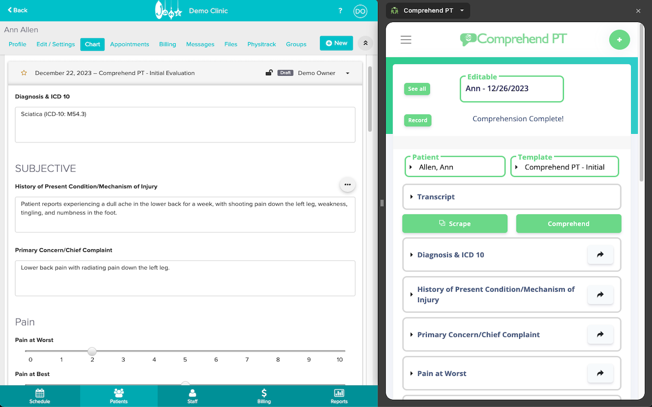 Comprehend EMR Integration - 截图 3