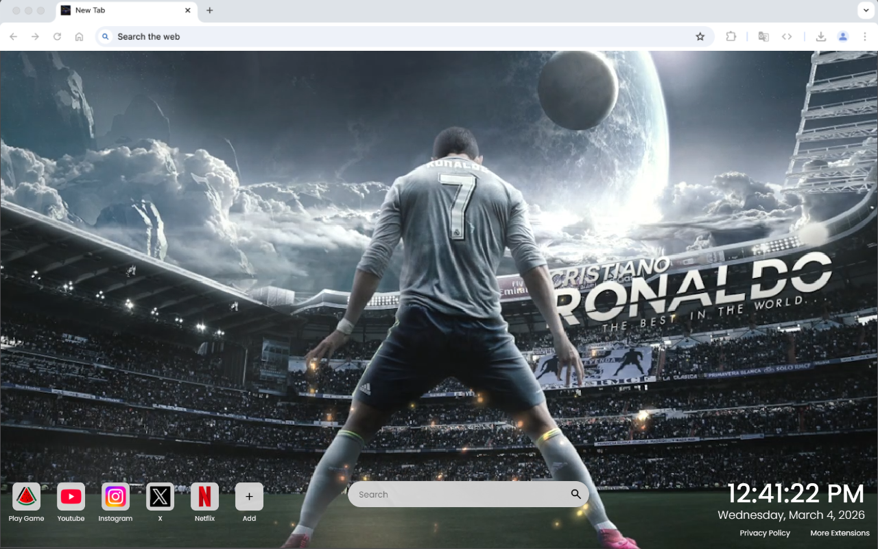 Cristiano Ronaldo Siuuu Live Wallpaper - 截图 2