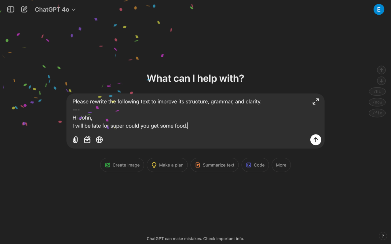 Ghostype: QuickPrompts for ChatGPT - 截图 3