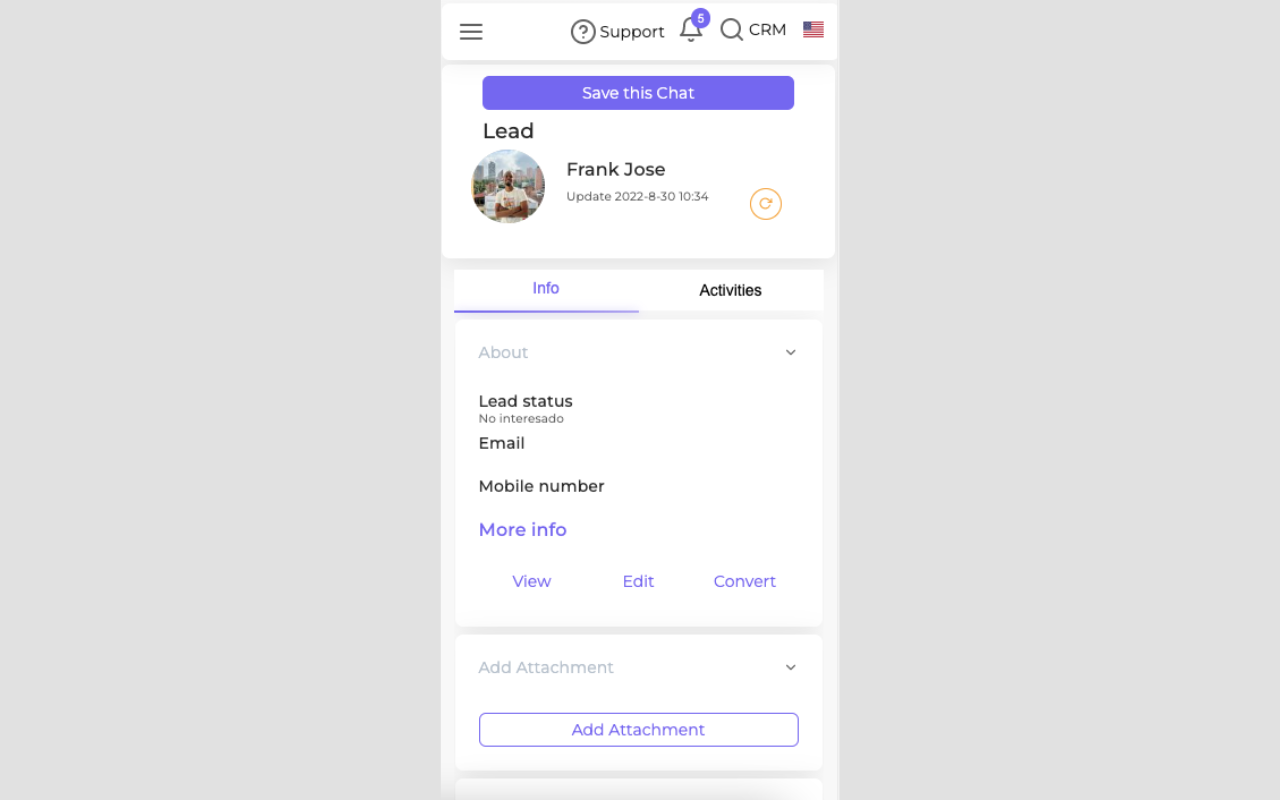 Whats for Zoho CRM - 截图 2