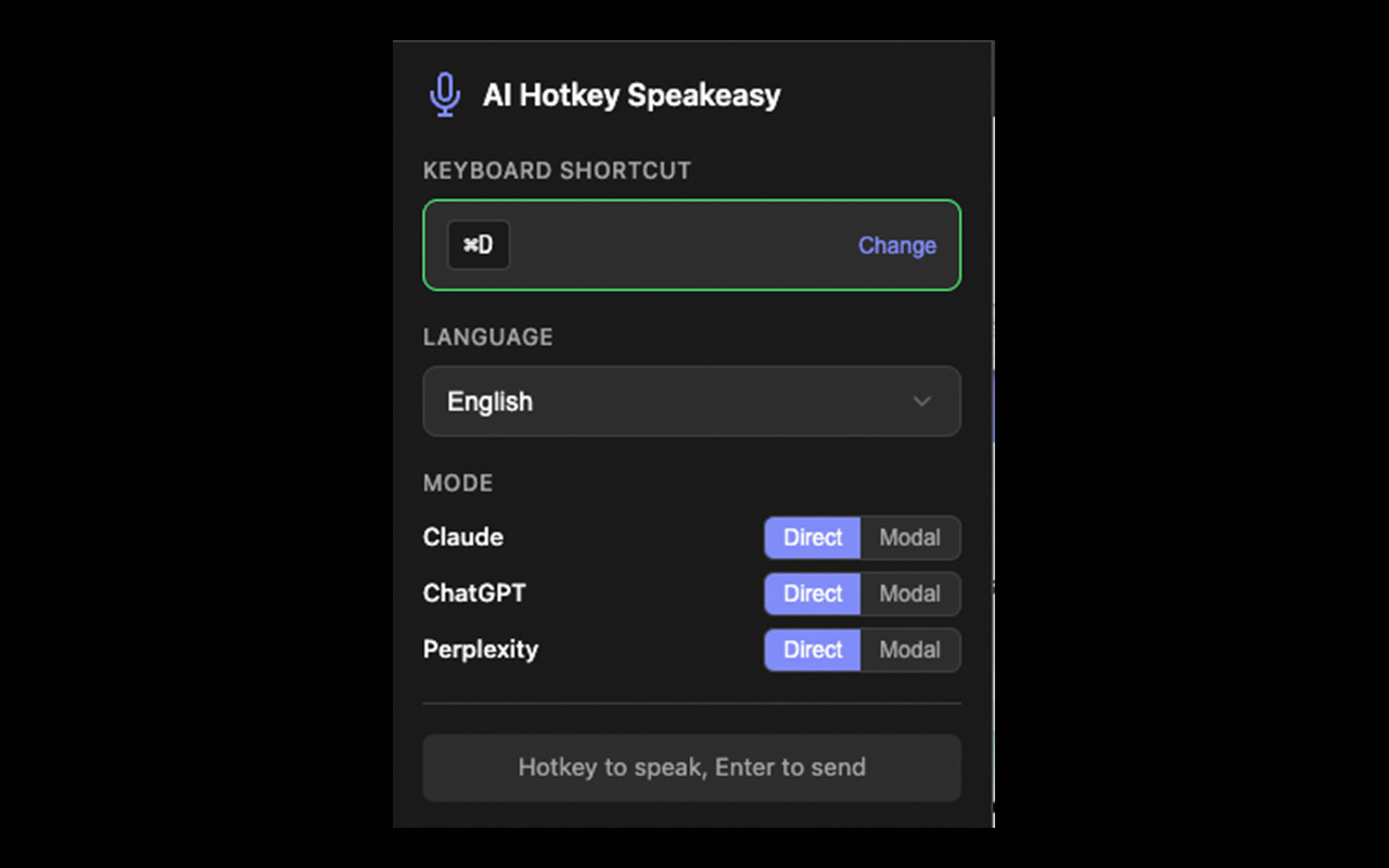 AI Hotkey Speakeasy - 截图 3