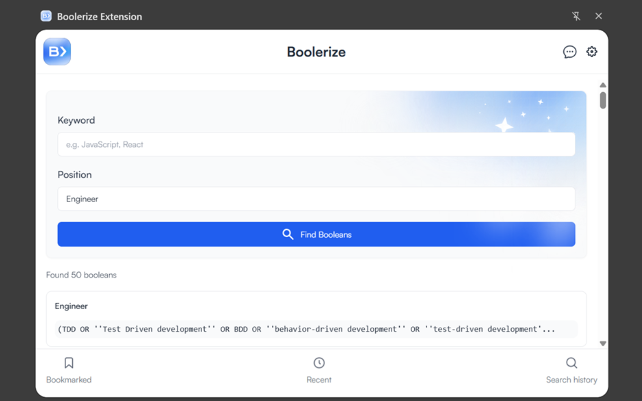 Boolerize Extension - 截图 5