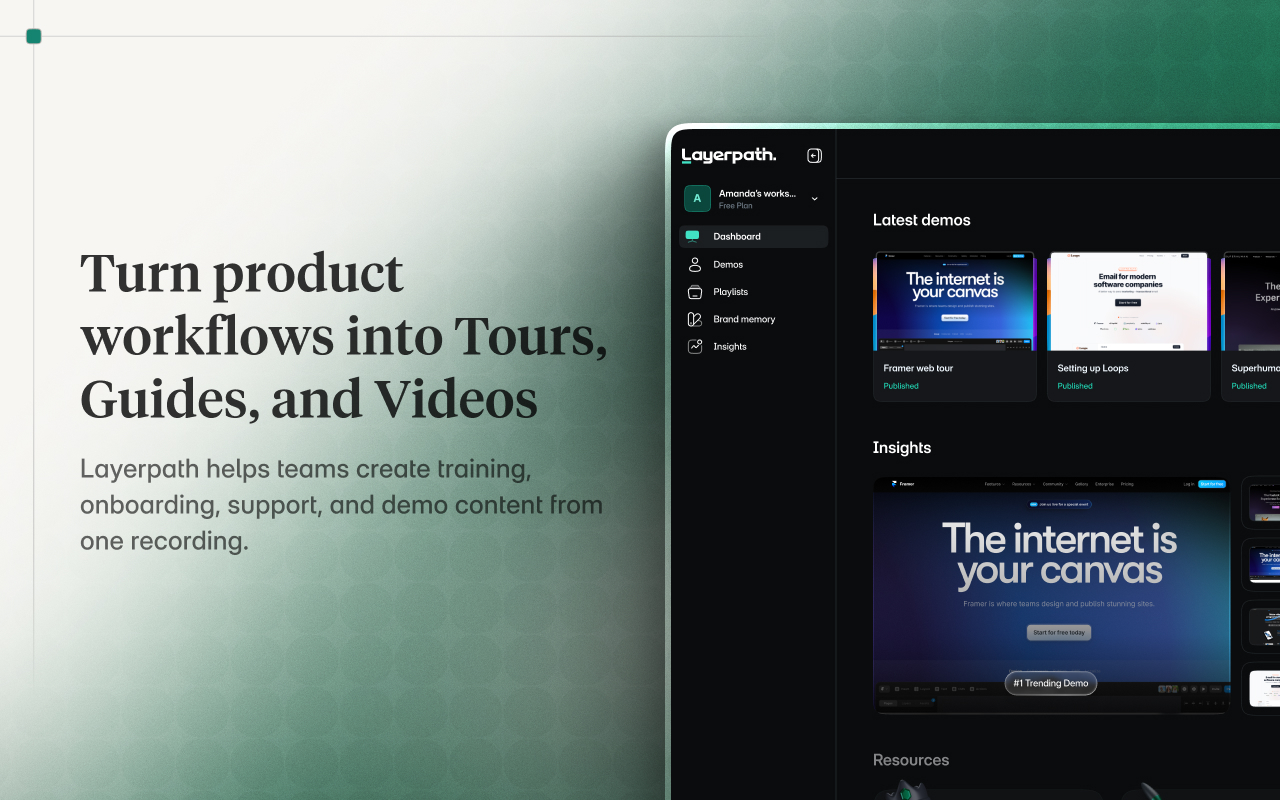 Layerpath - Create Interactive Product Demos - 截图 4