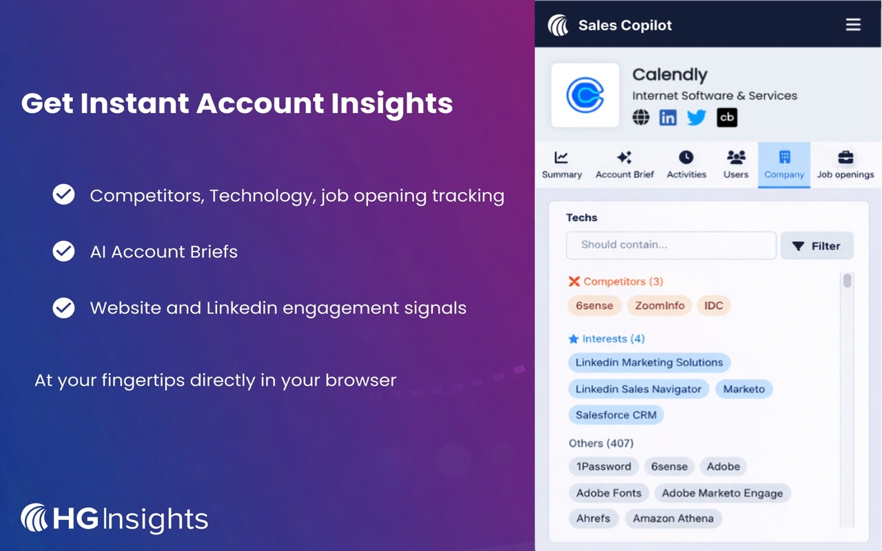 HG Insights Sales Copilot - 截图 1
