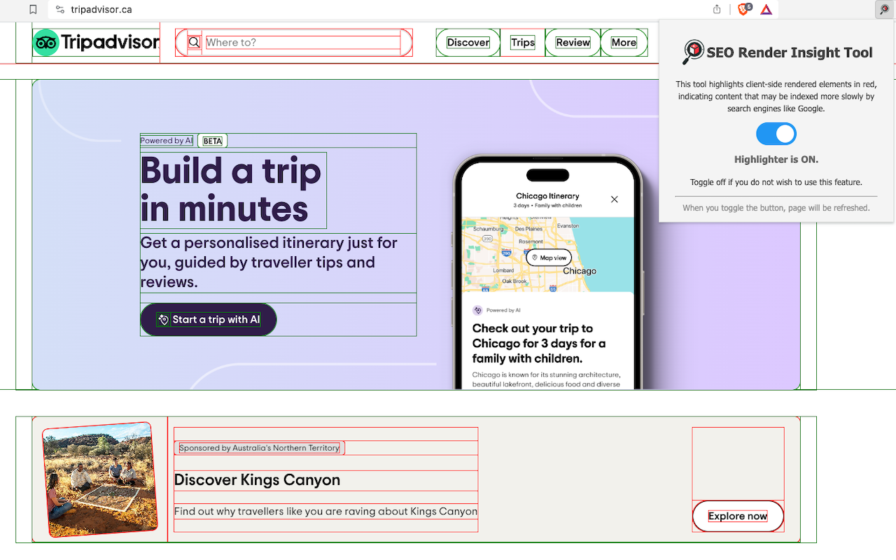SEO Render Insight Tool - 截图 2