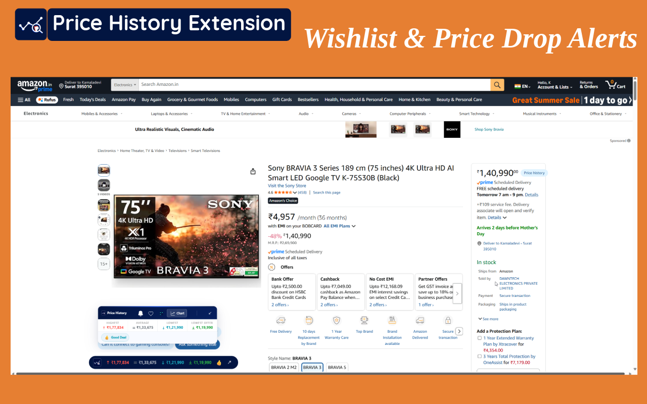 Price History - Price Tracker & Alerts - 截图 3