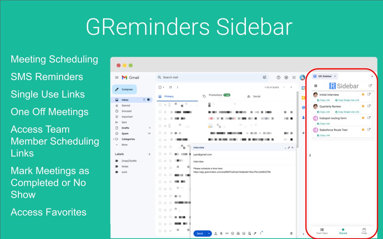GReminders Sidebar - 截图 1