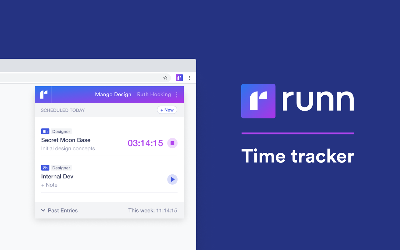 Runn Time Tracker - 截图 1