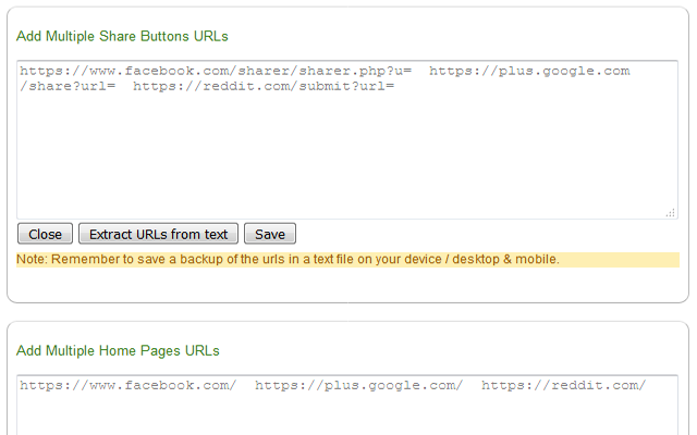 Akonter Share link & Page Buttons - 截图 4