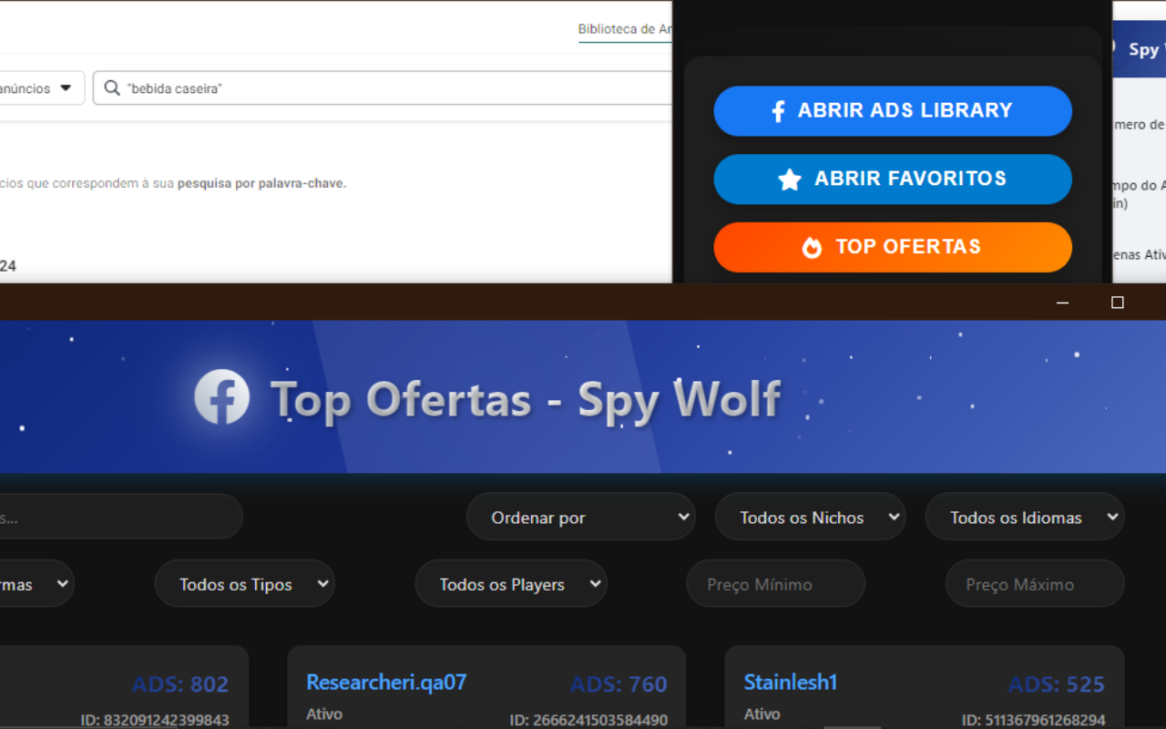 Spy Wolf Extension - 截图 2