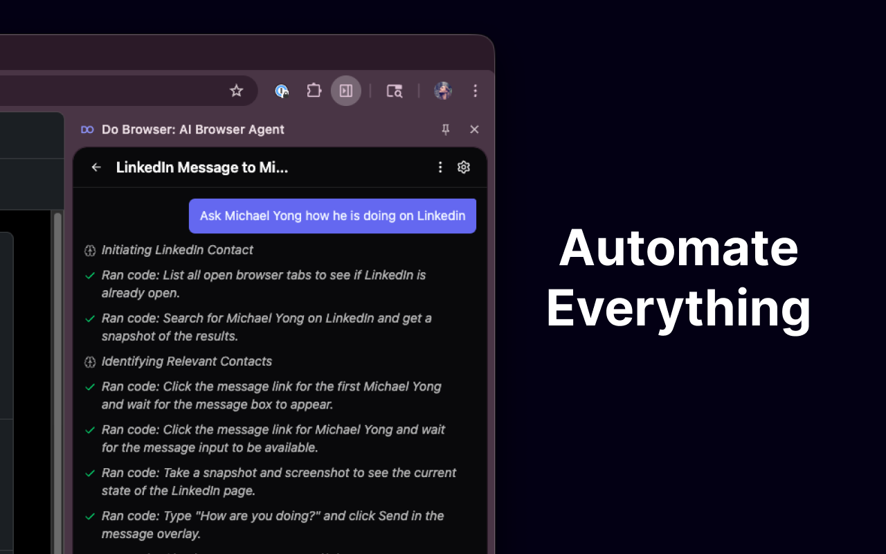 Do Browser: AI Browser Agent - 截图 3