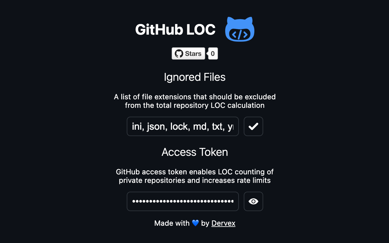 GitHub LOC - 截图 2