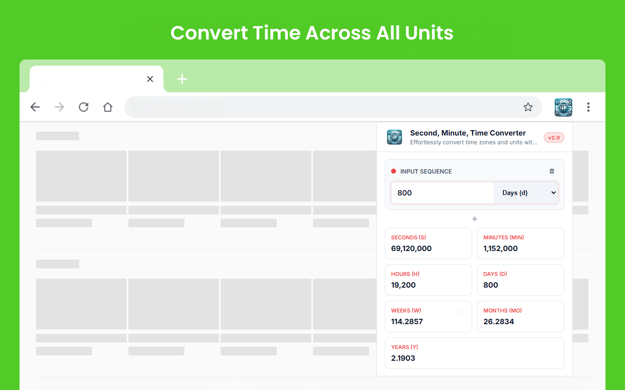 Second, Minute, Time Converter - 截图 2