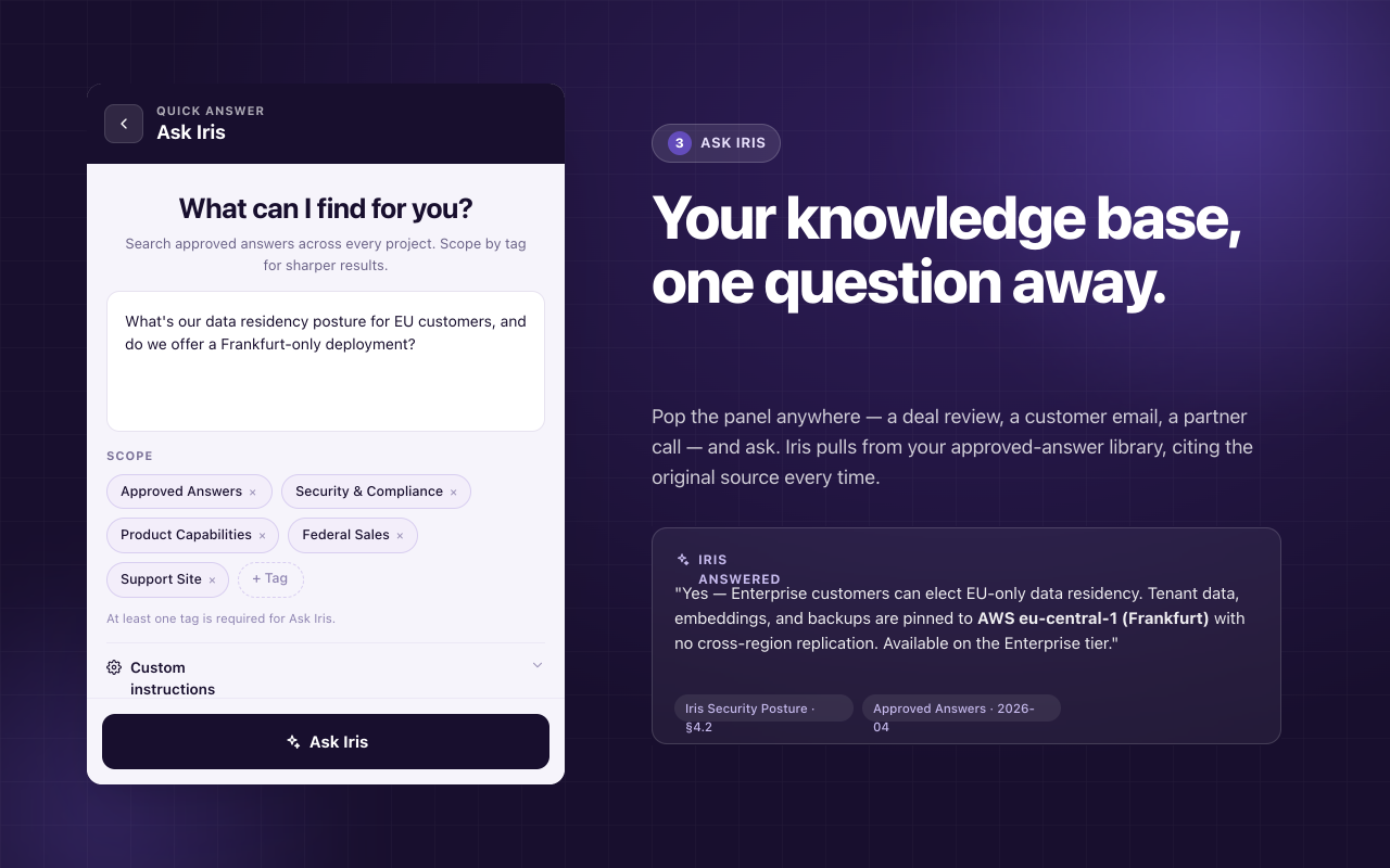IRIS-AI Browser Extension - 截图 1