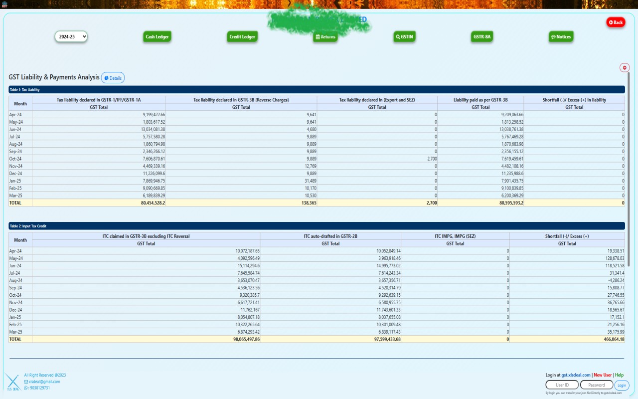 XLSDEAL GSTR-N - 截图 5