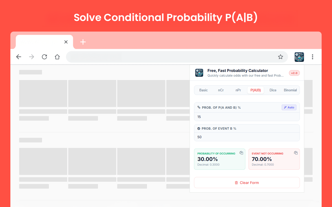 Free, Fast Probability Calculator - 截图 1