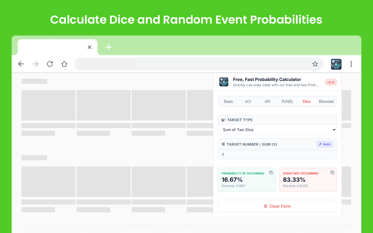 Free, Fast Probability Calculator - 截图 3