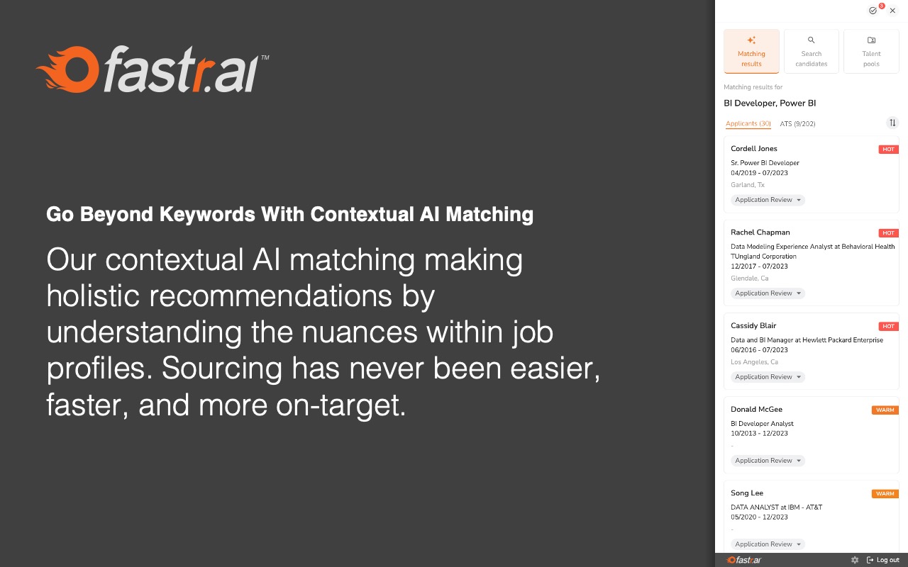 Fastr.ai: Supercharge Your ATS with AI-Powered Recruiting - 截图 3