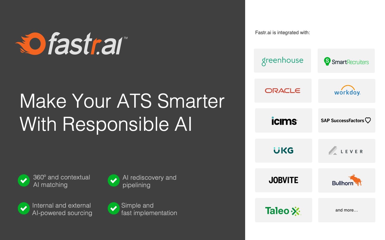 Fastr.ai: Supercharge Your ATS with AI-Powered Recruiting - 截图 4