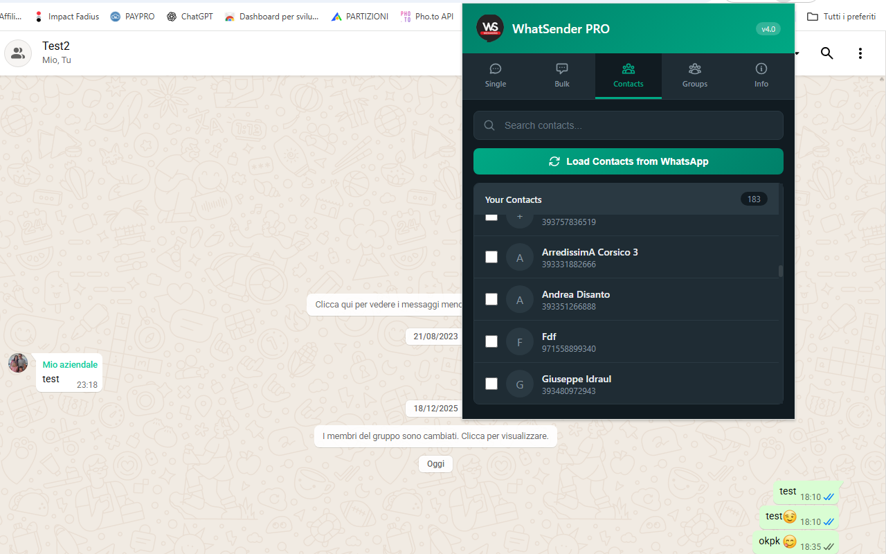 WhatSender PRO - WhatsApp Bulk Sender - 截图 2