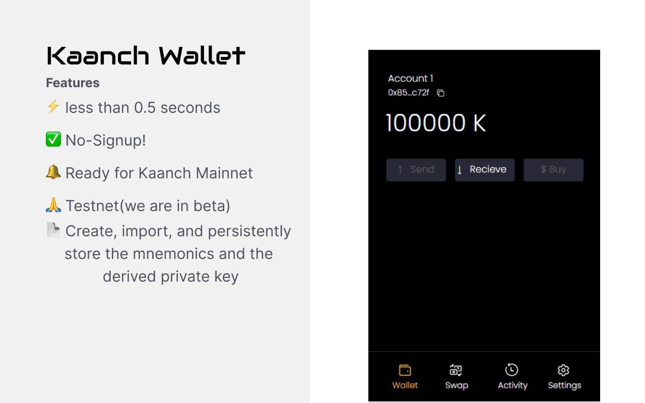 Kaanch Wallet - 截图 3