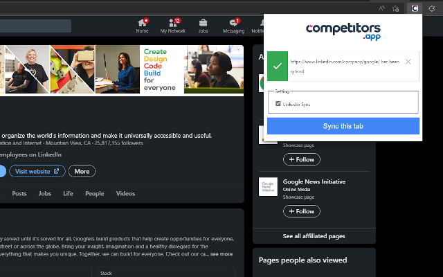 Competitors App - Monitor competitors' LinkedIn and Facebook pages - 截图 2