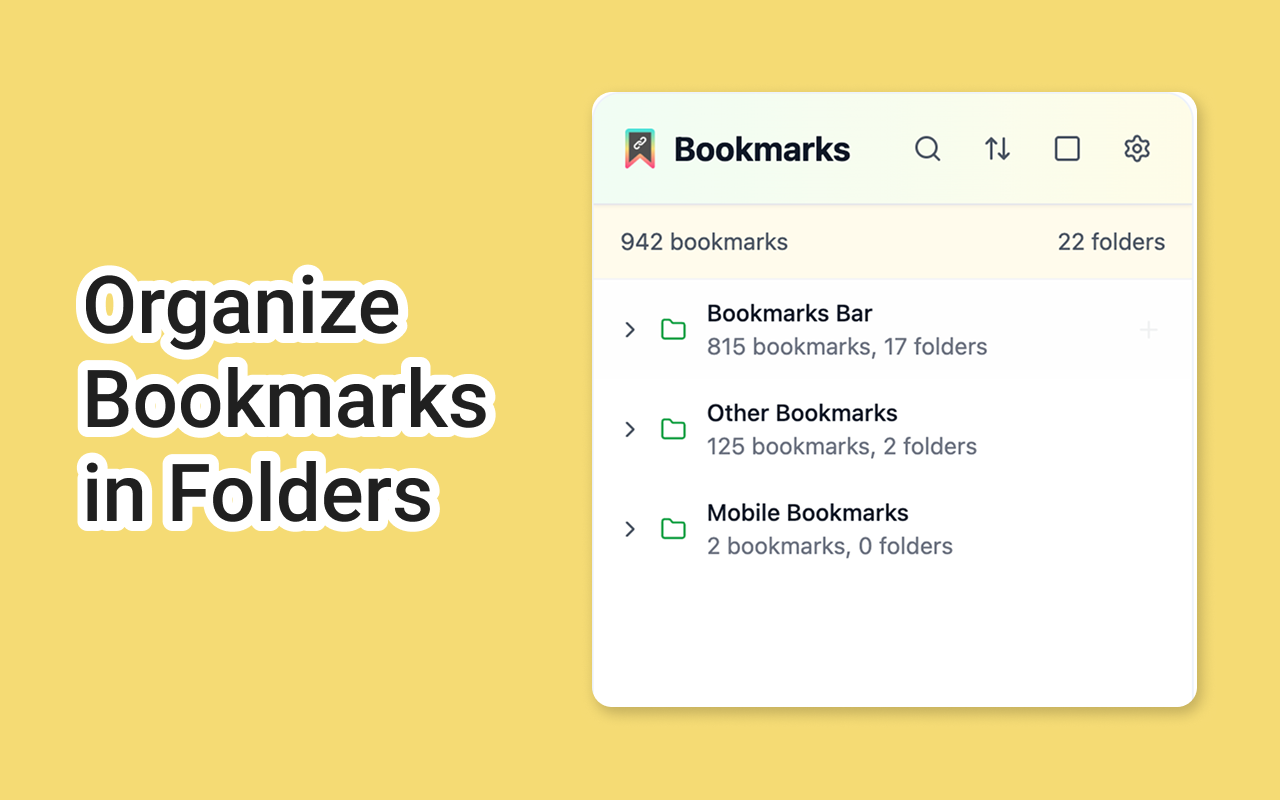 Bookmark Manager + Quick Search - 截图 4