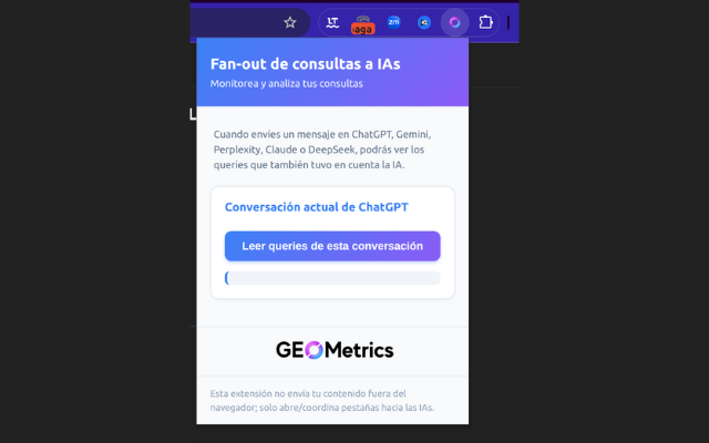 GEO Metrics Query Extractor - 截图 1