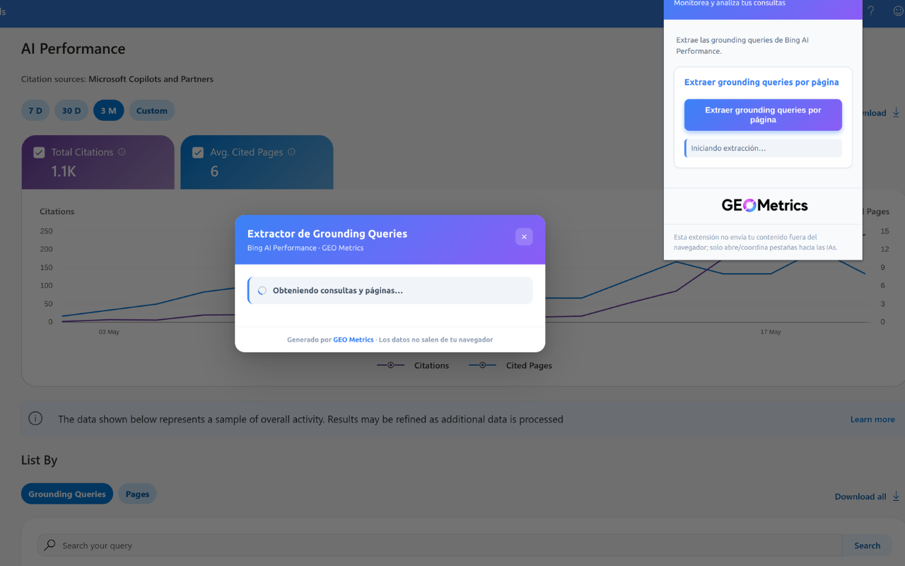 GEO Metrics Query Extractor - 截图 4