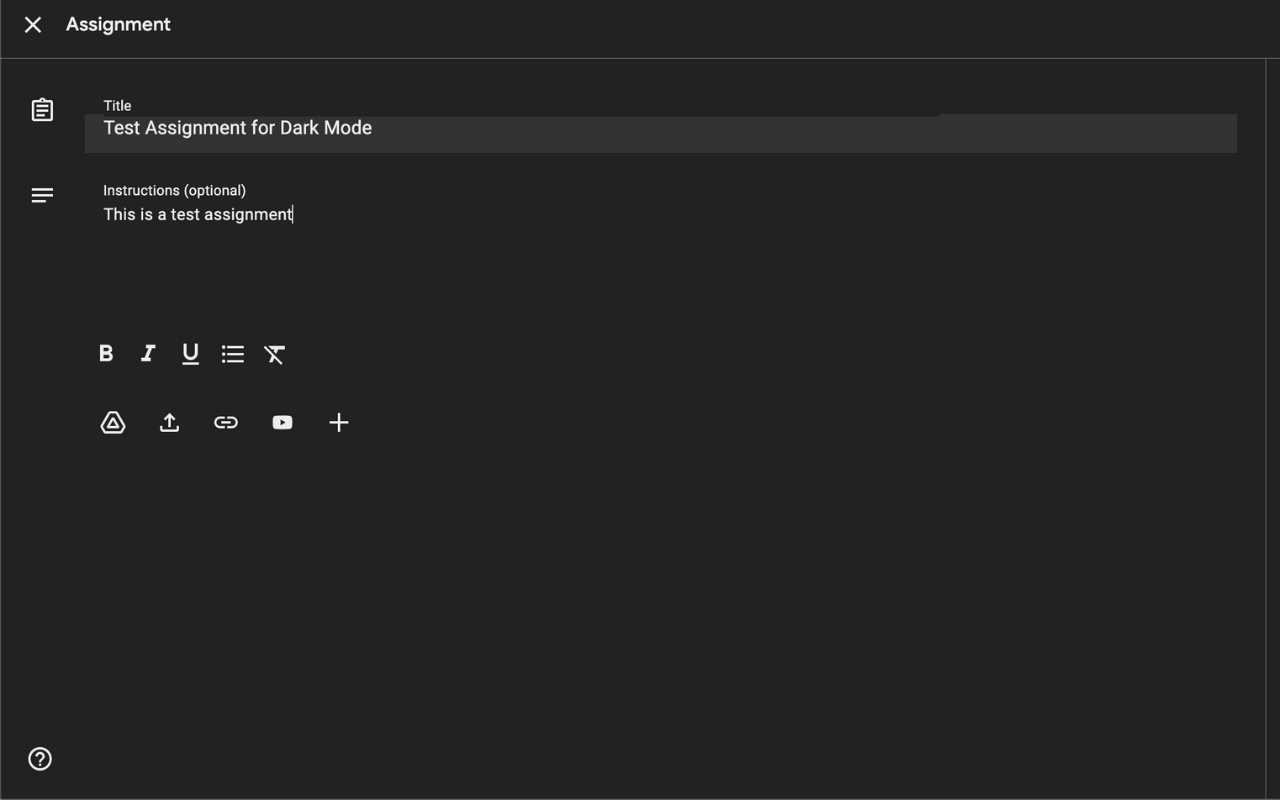 Darkmode for Classroom - 截图 1
