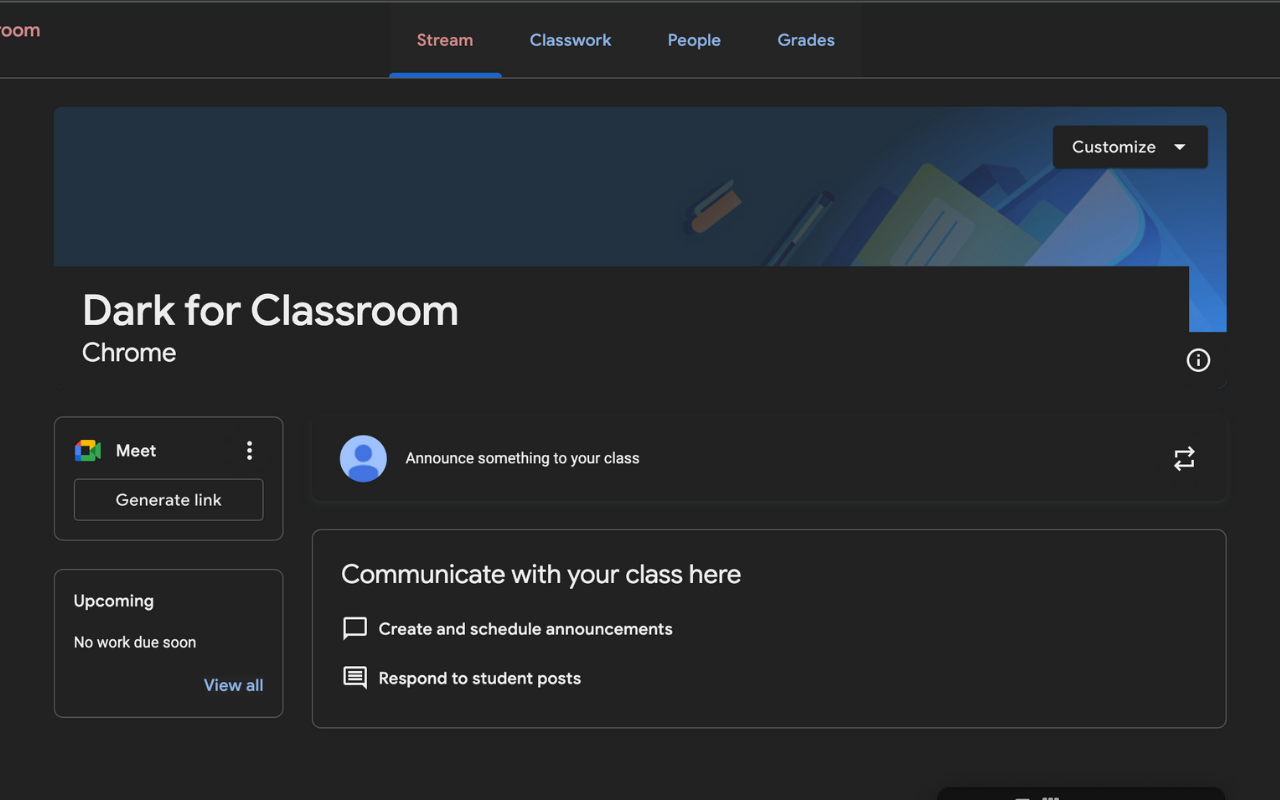 Darkmode for Classroom - 截图 2