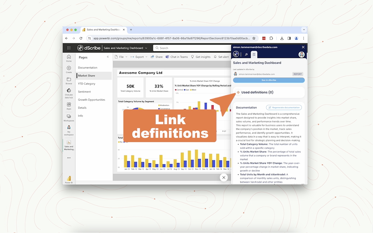 dScribe Data: Increase understanding & adoption of your BI reports - 截图 4