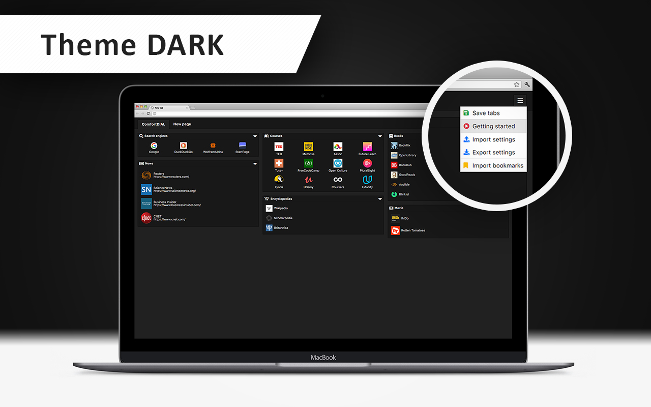 ComfortDIAL - New tab - 截图 4
