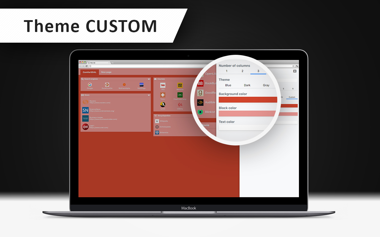 ComfortDIAL - New tab - 截图 5